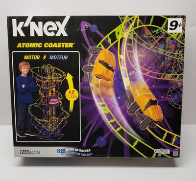 K'NEX Atomic Coaster Building Set Motorized 4' High 2012 Roller Coaster