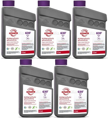 BASF GLYSANTIN G30 ECO BMB Kühlerschutz Ready Mix 5x1 Liter pink gebrauchsfertig