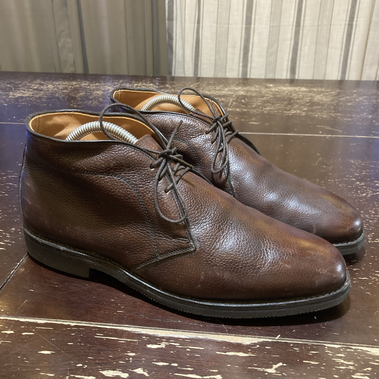 Allen Edmonds Chukka Vibram Leather Ankle Boots Shoes… Gem