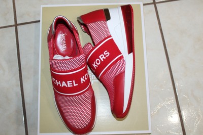 michael michael kors felix extreme scuba and leather trainer