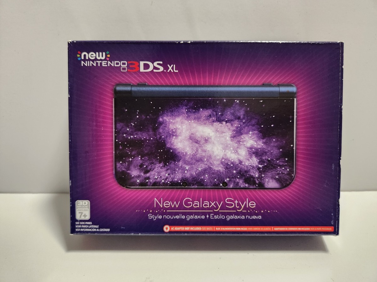 Purple Galaxy New Nintendo 3DS XL Console Box ONLY