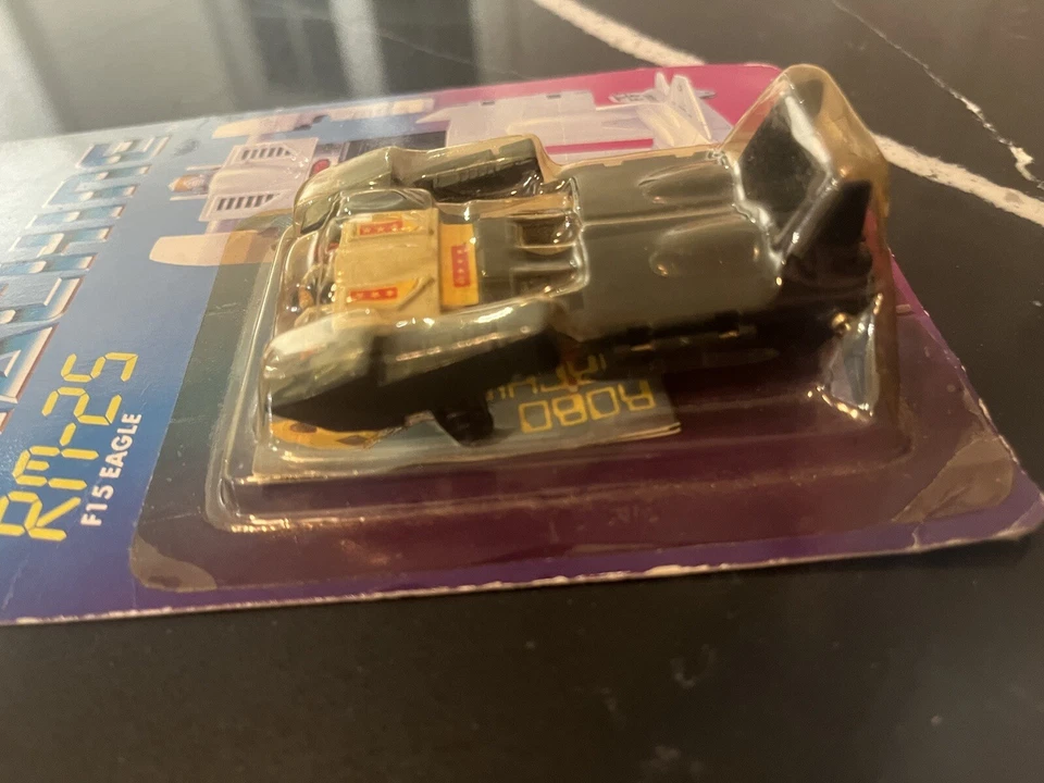 Vintage Tonka Bandai Transformer GOBOTS Robo Machine RM-25 F15 Eagle Dark Go Bot - Image 4 of 4