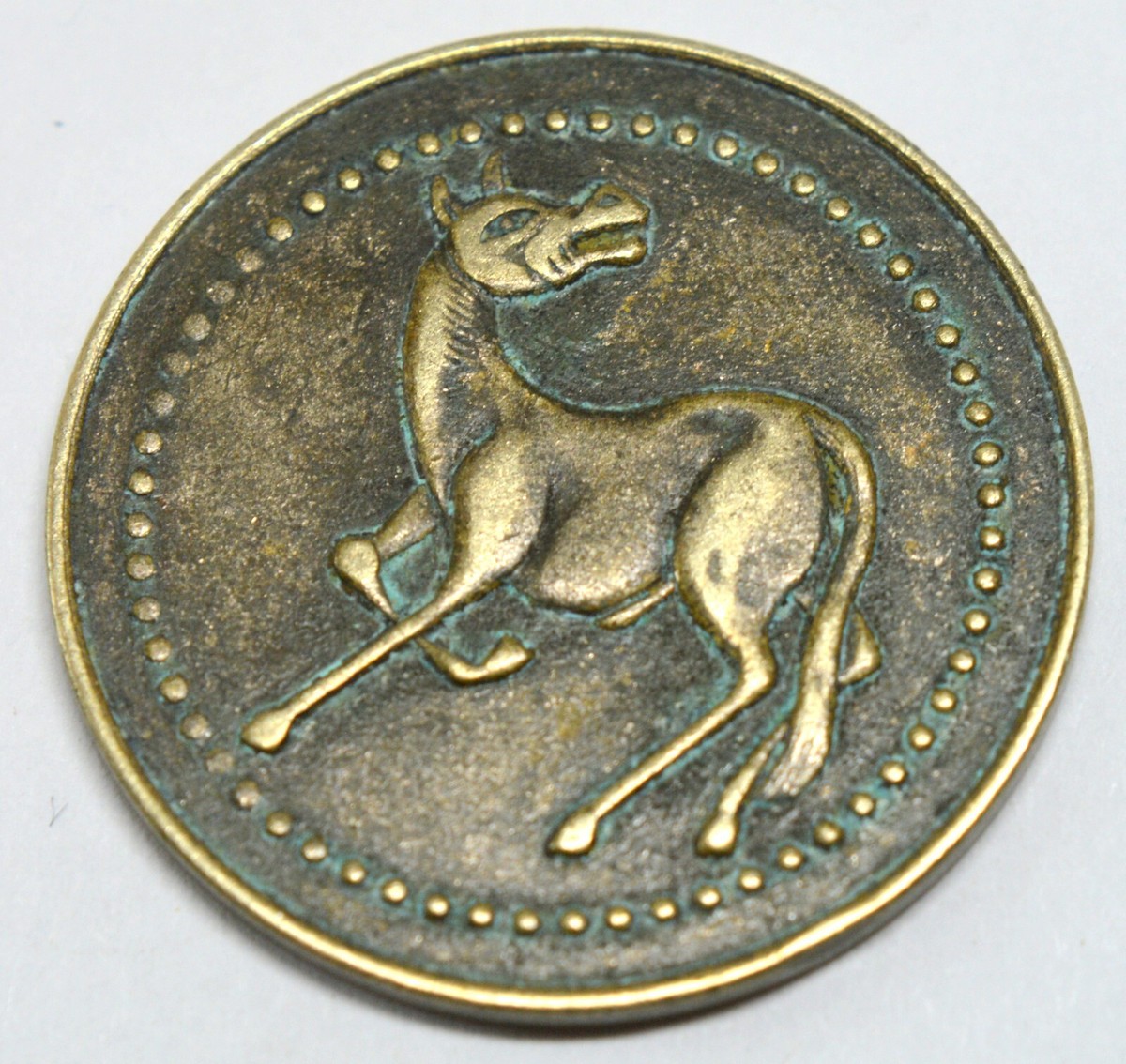 本物保証 レア 中華民国十七年 黄花崗紀念幣 小型 CHINA SZECHUAN OLD CASH COIN HORSE & MAN IN FLOWER 10 CASH RARE