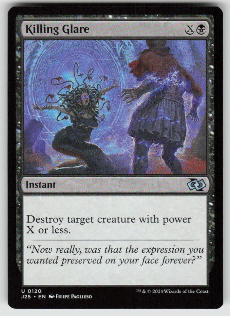 Killing Glare Uncommon Foundations Jumpstart 120 MTG Near Mint