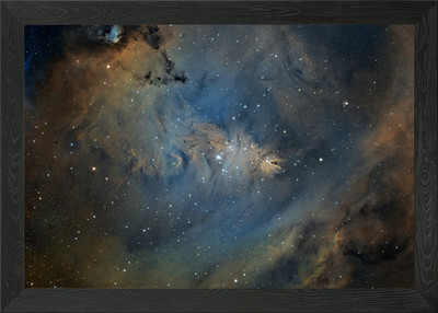 NGC 2264 Framed Wall Art Poster Canvas Print Picture