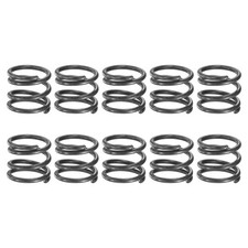 10Pcs Compression Spring, 17mm OD 1.8mm Wire Size 15mm Free Length, Silver Tone