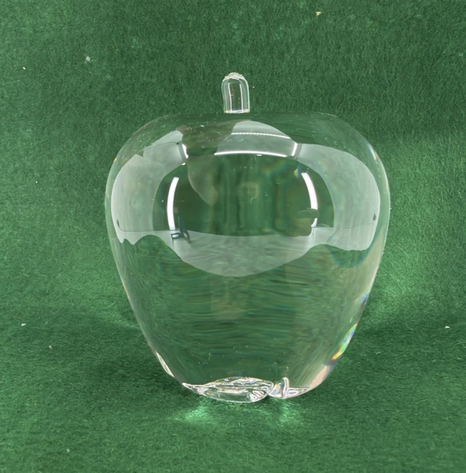 Steuben Crystal Apple for sale | eBay