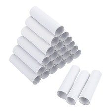 24 Pack Cardboard Tubes,Toilet Paper Rolls Corrugated Roll,5.91x1.58",White