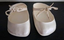 SCARPE BIANCHE NUMERO 60 BAMBOLA ANNI 50/60