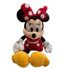 Disney Minnie Mouse Plush Stuffed Toy Medium Red Dress 14 Inch — photo 1