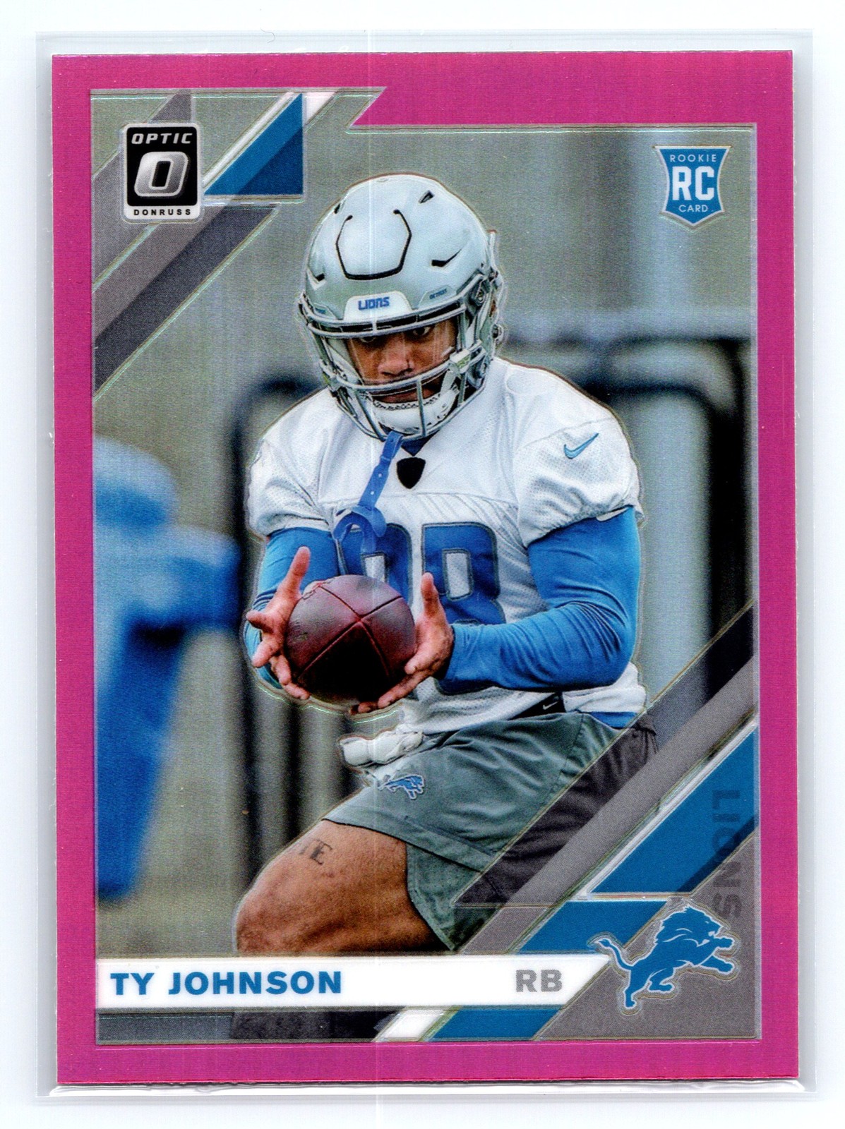 2019 Donruss Optic #145 Ty Johnson Pink