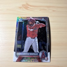 Anyelo Marquez 1st Mojo Refractor Rookie 2025 Bowman Chrome Card #BCP-201 Angels