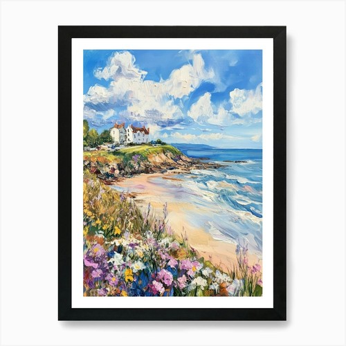 A Group Of Fish In Blue Sea Wall Art Painting Pictures Print On Canvas – First Wall Art