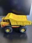 Vintage Mighty Tonka XMB-975 Metal Dump Truck 80's Yellow Turbo Diesel