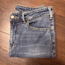 Pilcro Jeans High Rise Skinny Ankle 30 Frayed Ankle Raw Hem Stretch