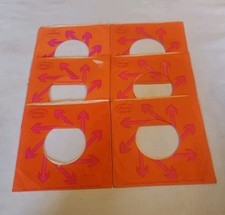 45 RPM 7" RECORD SLEEVES CO. SLEEVE 6 PACK SEE PHOTOS Mercury Records SLV344 