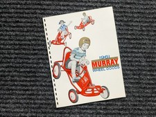 MURRAY 1961 Original Pedal Car-Wagon-Tractor- Bicycle Sales Full Line Catalog