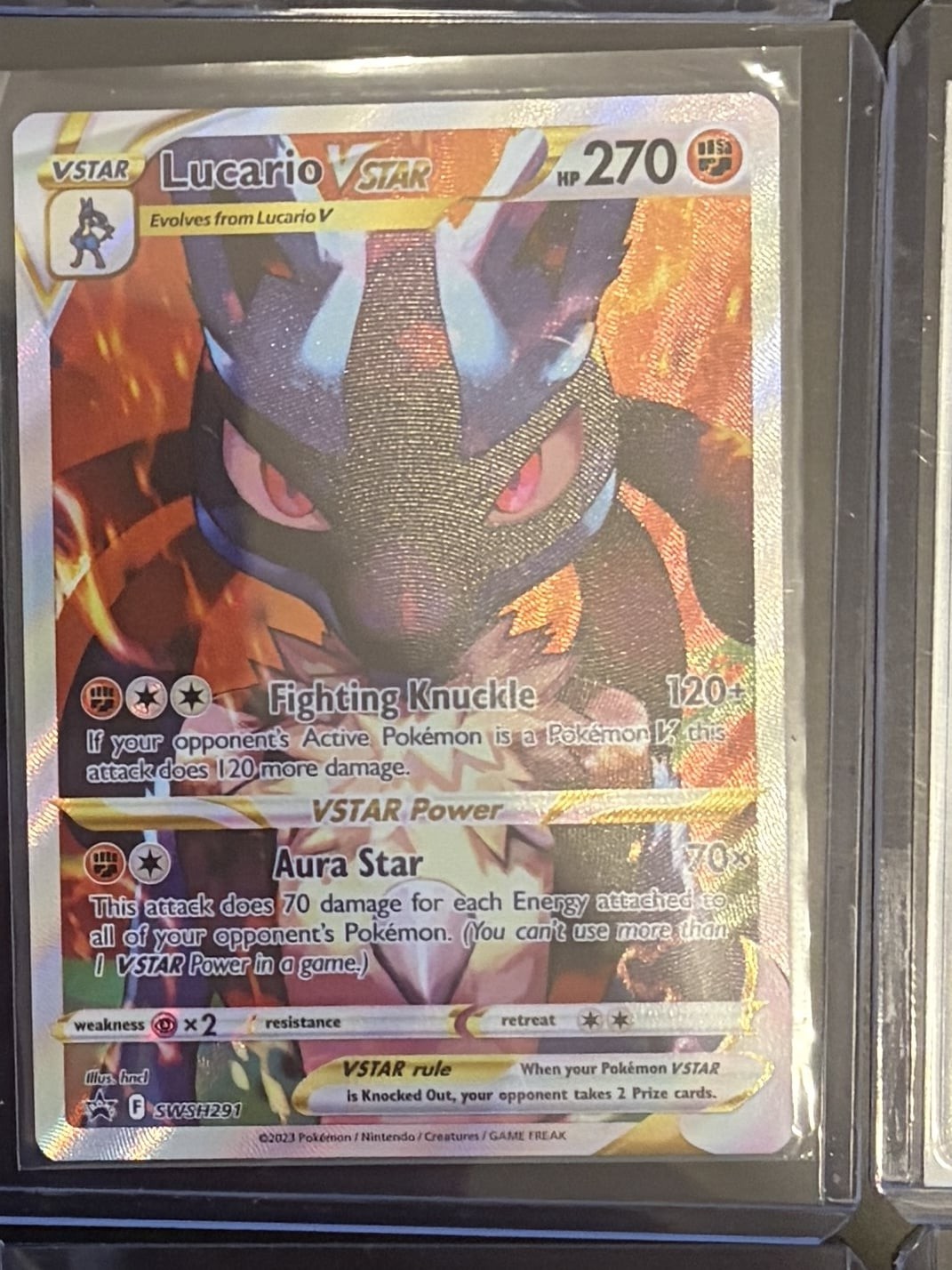 Lucario VSTAR SWSH291 Sword & Shield Promo Pokemon English Card NM