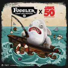 Official Fuggler Funny Ugly Monster Jaws 50th Anniversary Plush Toys Jaws Doll