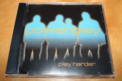 POWERPLAY Play Harder CD Melodic Pop Rock INDIE Atlanta, Georgia AUTOGRAPHED oop