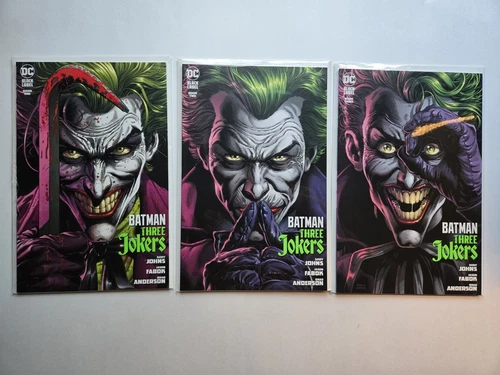 DC Comics Black Label - Batman: Three Jokers (2020) # 1 - 3 COMPLETE Johns/Fabok