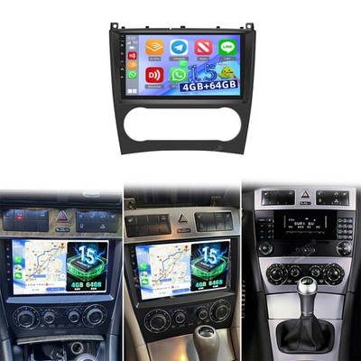 4G+64GB Für Mercedes Benz C-Klasse W203 2004-2007 Autoradio Carplay Android RDS