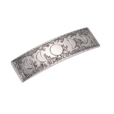 Dreamtimes Hair Clip Vintage Retro Forest Moon 1 Count Pack of 1 , SILVER