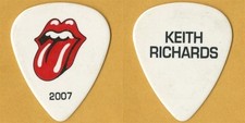 Rolling Stones 2007 A Bigger Bang concert tour Keith Richards stage Guitar Pick