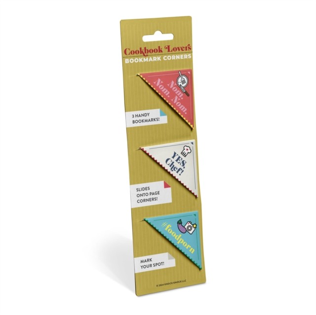 Knock Knock Cookbook Lovers Bookmark Corners by Knock Knock (Bookmark)