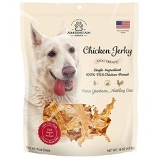 Chicken Jerky Dog Treats Made in USA All Natural 1 LB 