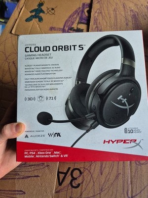 HyperX Cloud Orbit S Gaming Headset with 3D Audio  Head Tracking  and Detachable