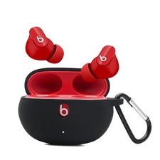 Claiol Silicone Case for Beats Studio Buds 2021/2023, Premium Black