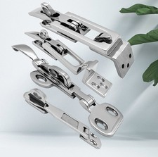 316 Stainless Steel Latch with Locking Hole - Hatch  Boat Security Fastener