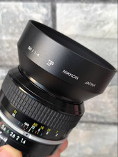 Metal Black 52mm Lens Hood For Nikon AUTO AI AIS 50/1.4 AF 50/1.4D Lens