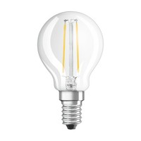Bellalux Led Filament P45 Tropfen 2,5W = 25W E14 Klar 250Lm 827 Warmweiß 2700K
