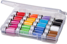6946AB Photo Craft Organizer 4" X 6" Box, 1 Plastic Storage Case, Clear