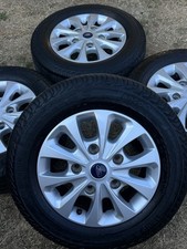 4 x GENUINE 16" FORD TRANSIT CUSTOM LIMITED ALLOYS WHEELS  COMMERCIAL  TYRES