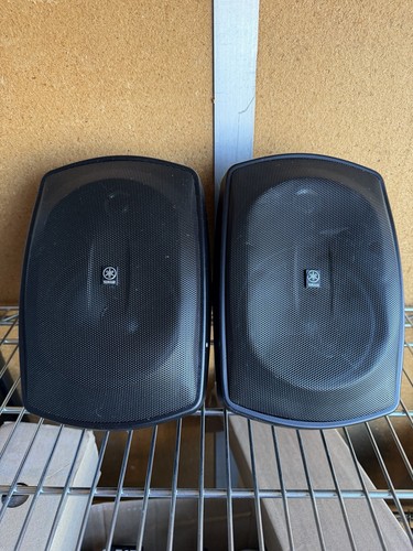 Yamaha NS-AW190 Outdoor Speakers Pair Black Wall Mount Included