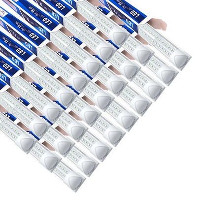 25Pack 50W 4 Ft Led Tube Lights 4Foot Linkable Warehouse Led Light Fixture 6500K