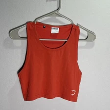Gymshark Women’s Training Crop Moroccan Tank Top Shirt Size Small Stretch