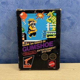 Gumshoe Nintendo NES PAL A ITA Italiano COMPLETO Mattel Con Manuale