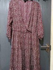 SHEIN Long Red Max Dress Size XL