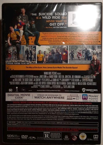 The Suicide Squad DC Brand New Sealed DVD Standard Edition - Picture 2 of 14