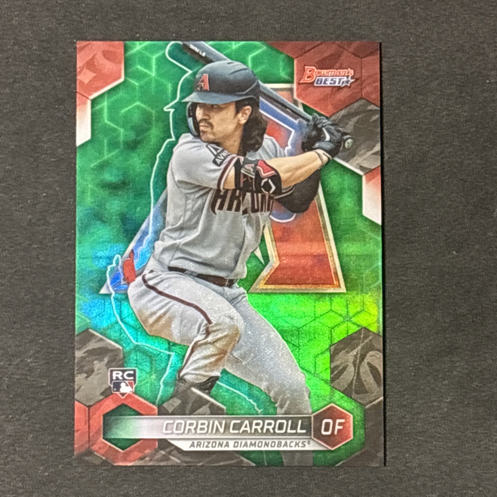 2023 Bowman's Best Corbin Carroll RC /99 Green Refractor #20 Rookie