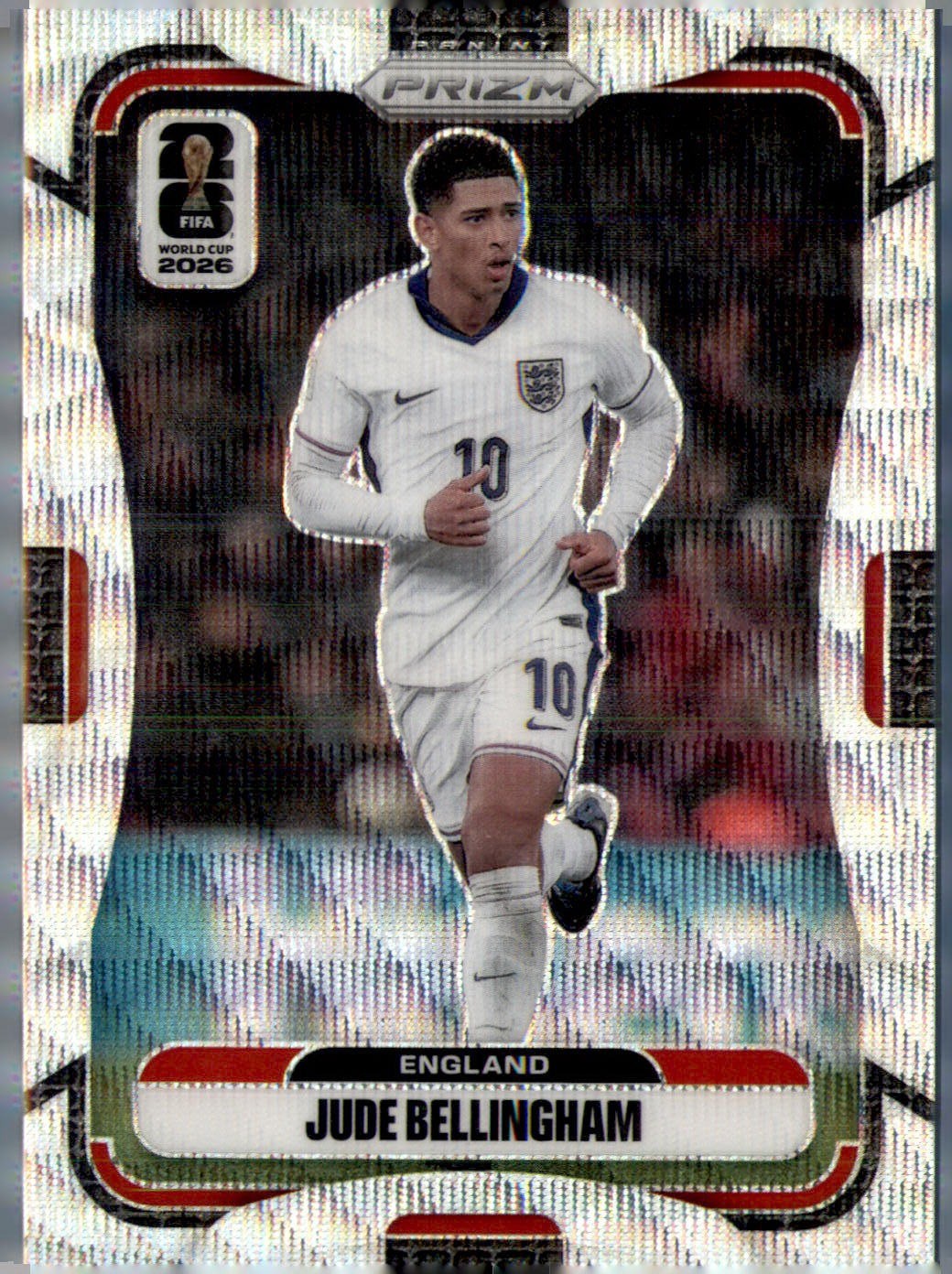 2026 Panini Prizm FIFA World Cup #114 Jude Bellingham Wave Prizm
