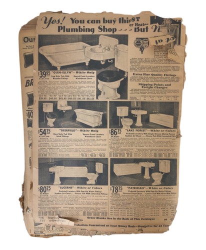 Antique 1933 Montgomery Ward Catalog Poor Condition but Some Beautiful Pages! - Picture 18 of 18