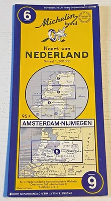Carte MICHELIN N° 6 - Amsterdam Nijmegen - 1954 - Très Bel Etat - Photo 1/3