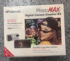 Polaroid Camera PhotoMax DIGITAL CAMERA CREATIVE KIT PDC 300 W FREE SHIPPING