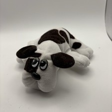 RARE Vintage Tonka Pound Puppy White with Brown Spots 8 inch