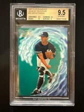 1997 Flair Showcase Jorge Posada Wave Of The Future #16 Yankees BGS 9.5 Gem Mint